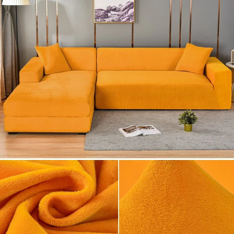 Elegant Velvet Sofa Shield | Perfect for Pet Owners