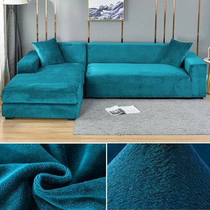 Elegant Velvet Sofa Shield | Perfect for Pet Owners