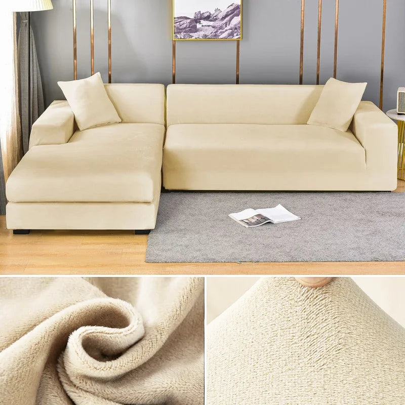 Elegant Velvet Sofa Shield | Perfect for Pet Owners