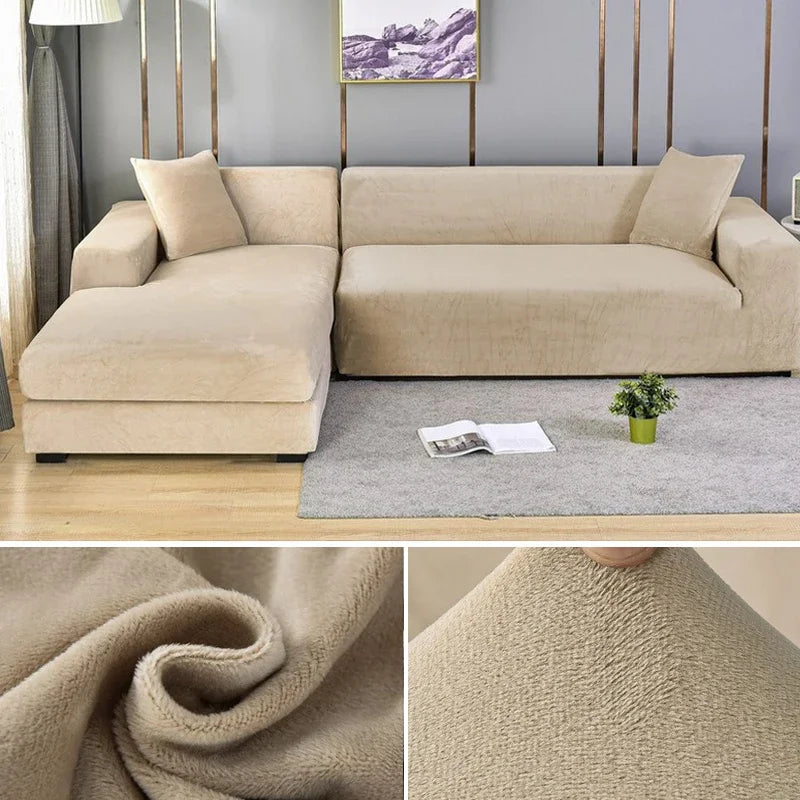 Elegant Velvet Sofa Shield | Perfect for Pet Owners