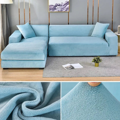 Elegant Velvet Sofa Shield | Perfect for Pet Owners