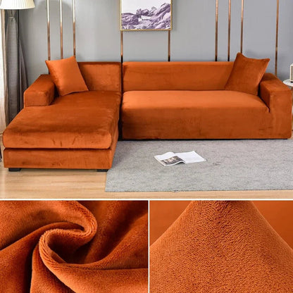 Elegant Velvet Sofa Shield | Perfect for Pet Owners