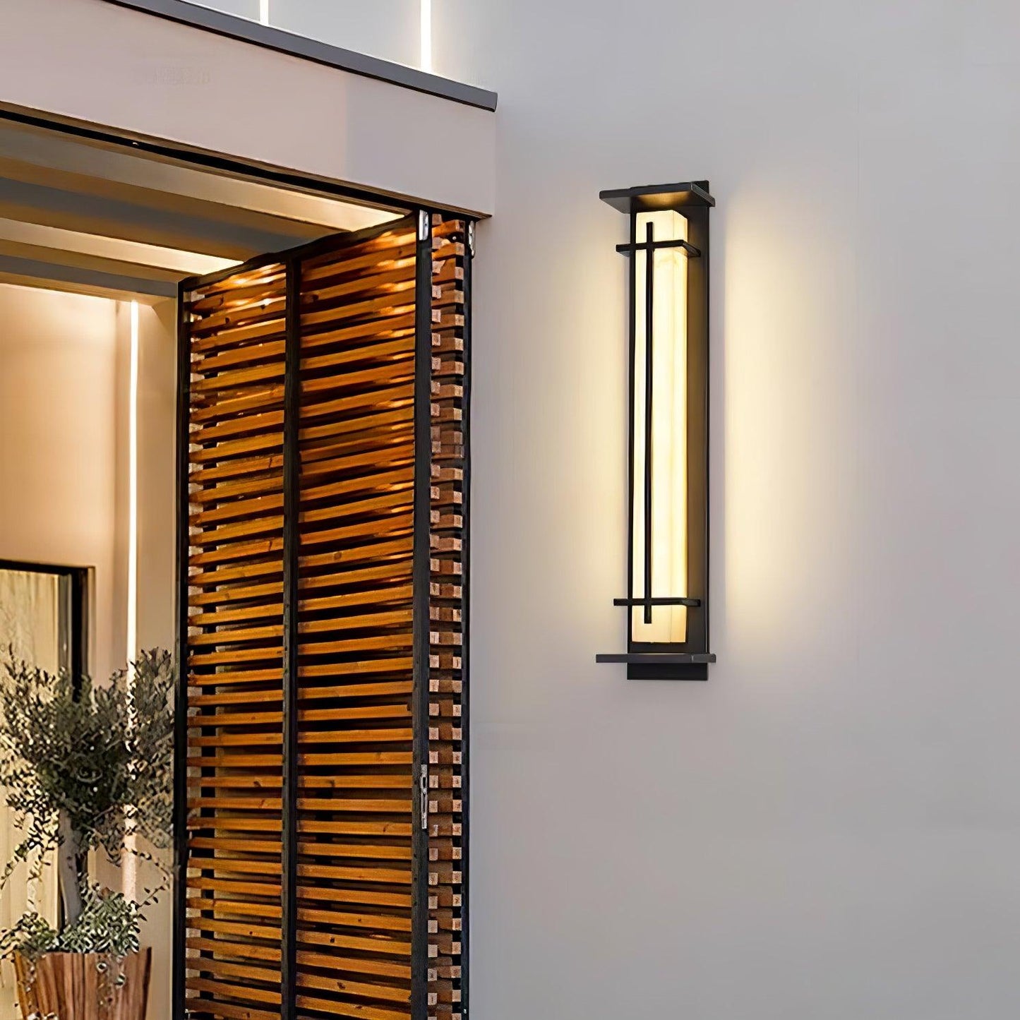 Stylish Waterproof LED Outdoor Wall Light with Modern Design