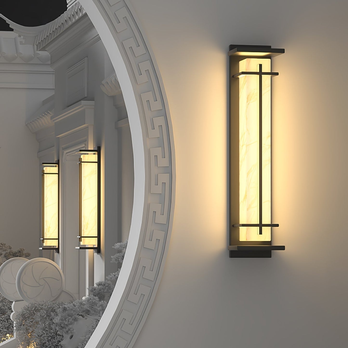 Stylish Waterproof LED Outdoor Wall Light with Modern Design