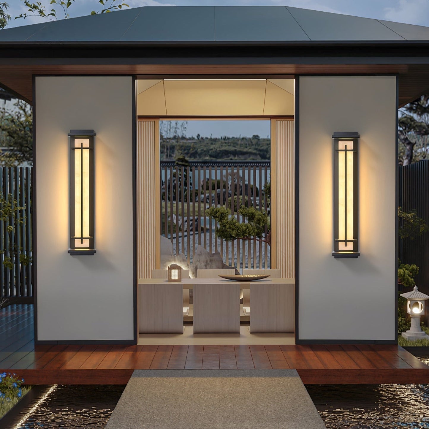 Stylish Waterproof LED Outdoor Wall Light with Modern Design