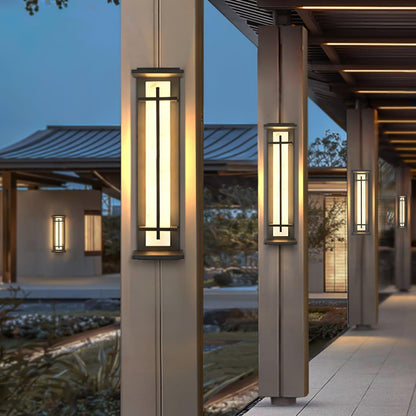 Stylish Waterproof LED Outdoor Wall Light with Modern Design