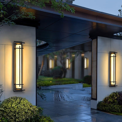 Stylish Waterproof LED Outdoor Wall Light with Modern Design