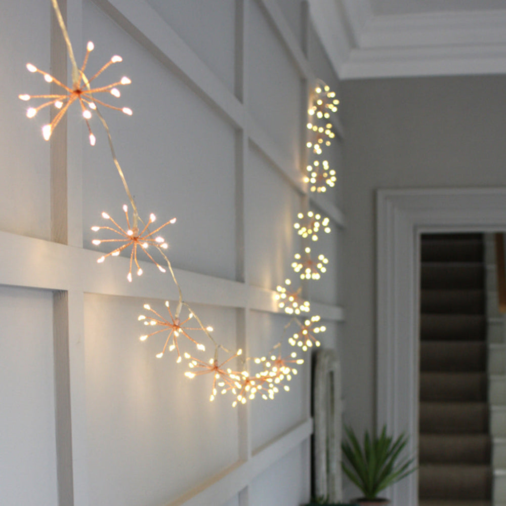 Twinkling Starburst String Lights for Enchanting Decor