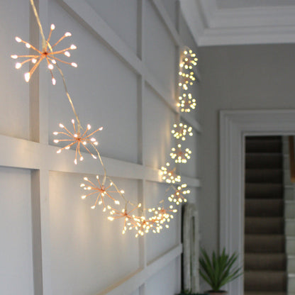 Twinkling Starburst String Lights for Enchanting Decor
