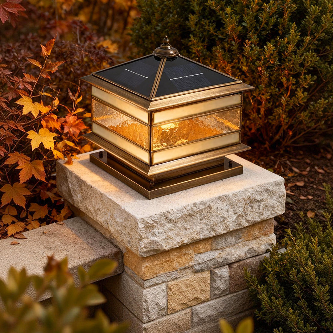 Elegant Copper Garden Lights - Flexible Solar or Wired Options