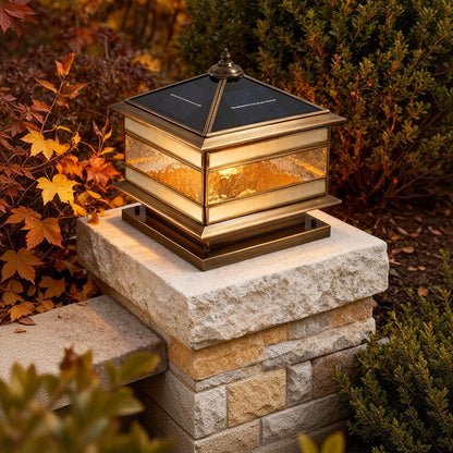 Elegant Copper Garden Lights - Flexible Solar or Wired Options