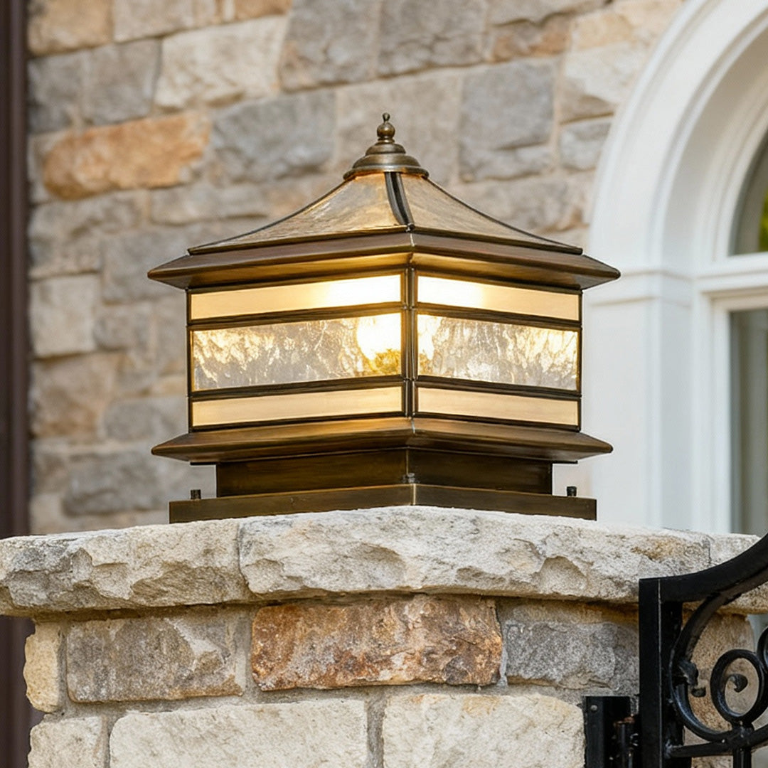Elegant Copper Garden Lights - Flexible Solar or Wired Options