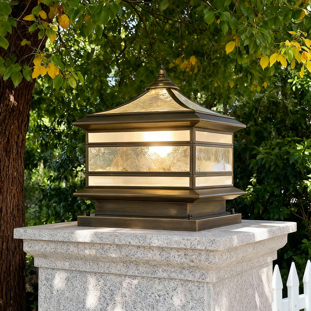 Elegant Copper Garden Lights - Flexible Solar or Wired Options