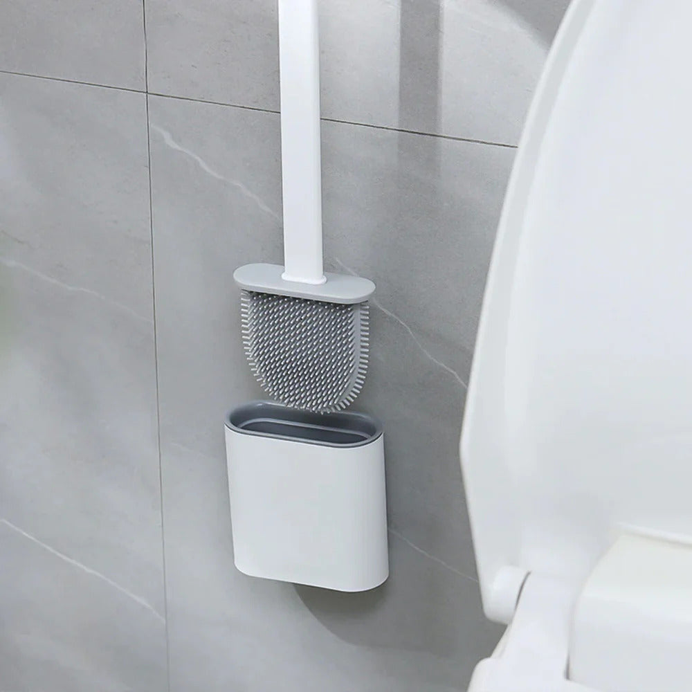 Stylish Silicone Toilet Brush for Effortless Cleaning