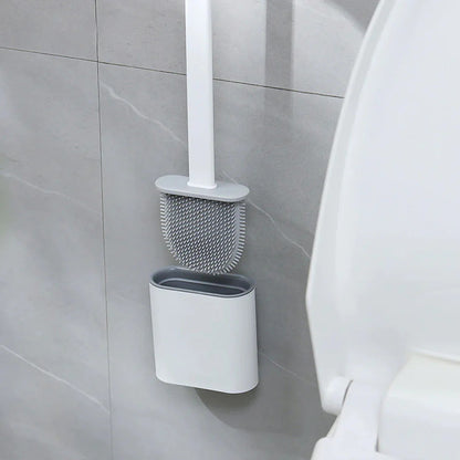 Stylish Silicone Toilet Brush for Effortless Cleaning