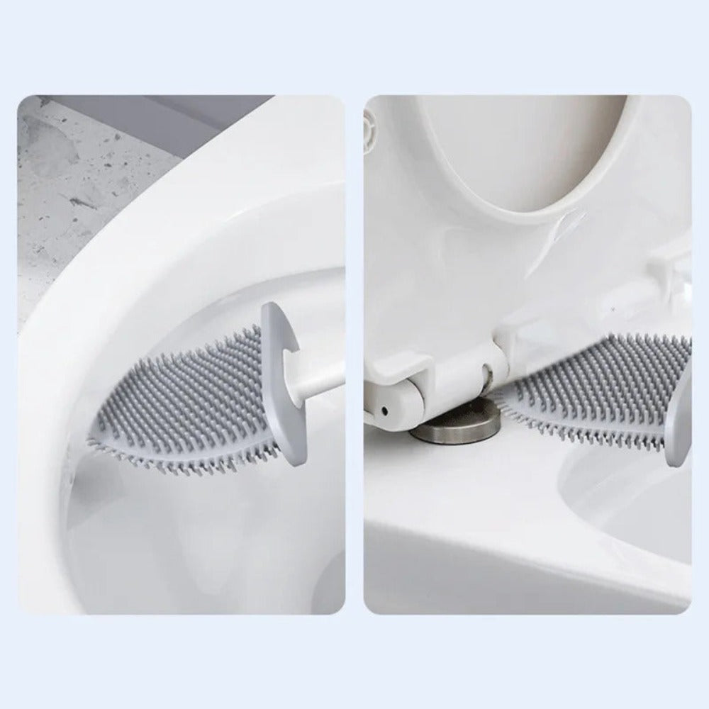 Stylish Silicone Toilet Brush for Effortless Cleaning