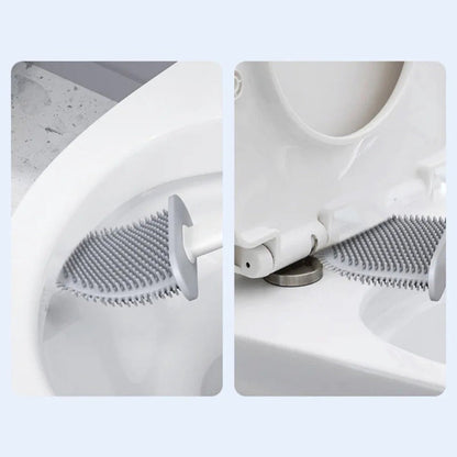 Stylish Silicone Toilet Brush for Effortless Cleaning
