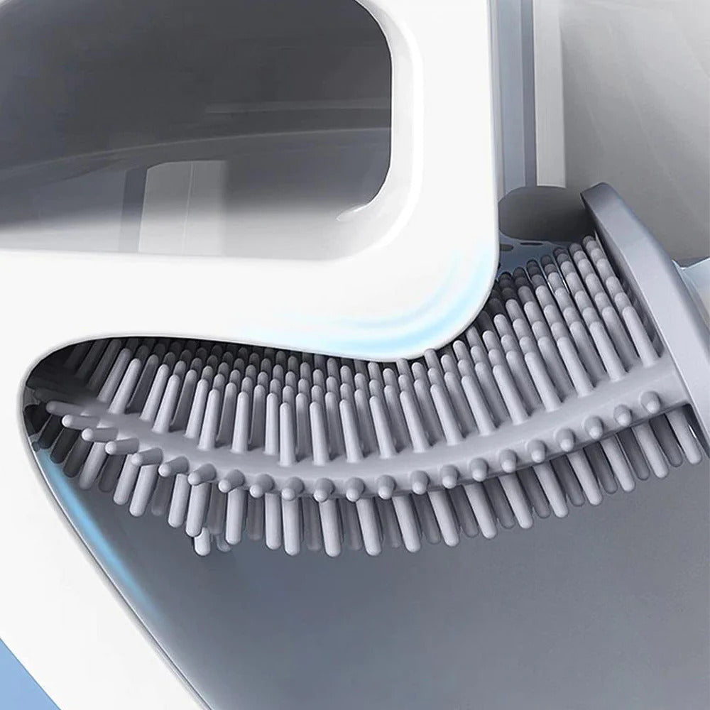 Stylish Silicone Toilet Brush for Effortless Cleaning