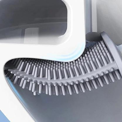 Stylish Silicone Toilet Brush for Effortless Cleaning