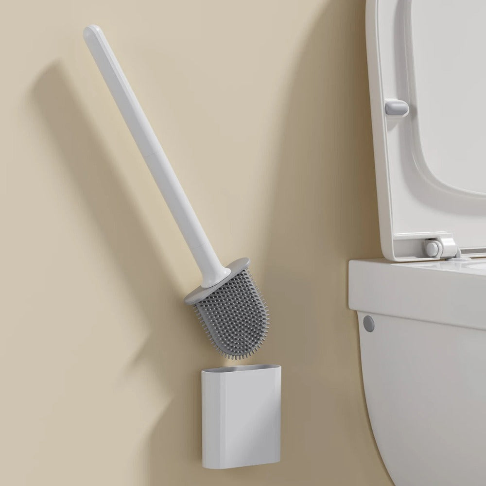 Stylish Silicone Toilet Brush for Effortless Cleaning