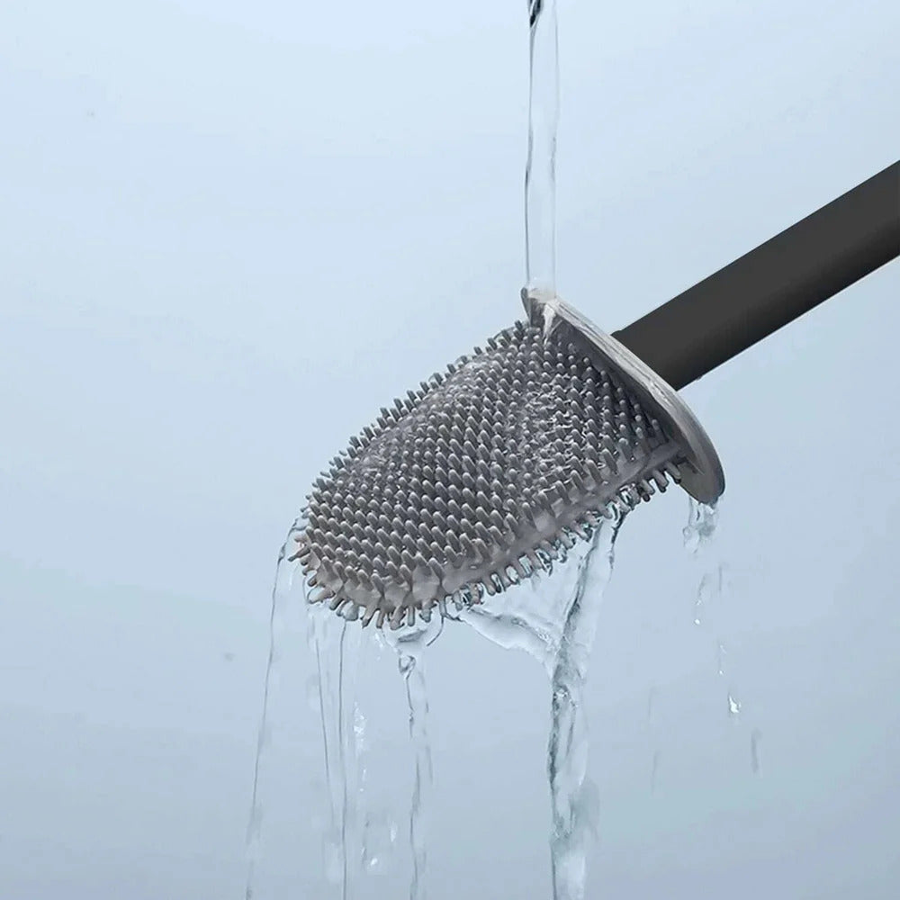Stylish Silicone Toilet Brush for Effortless Cleaning