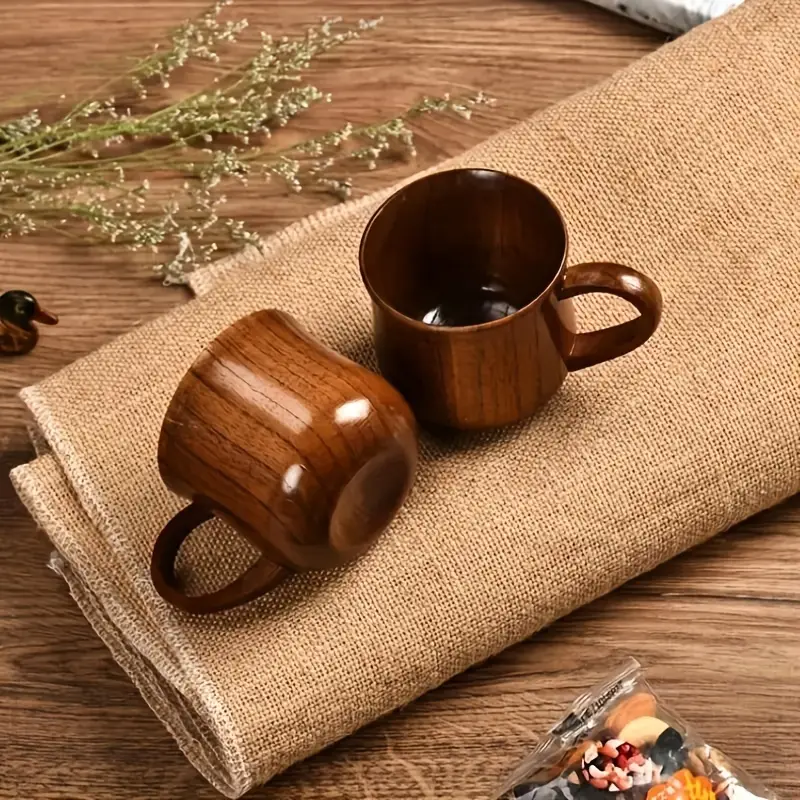 Sustainable Handcrafted Wooden Coffee Mug