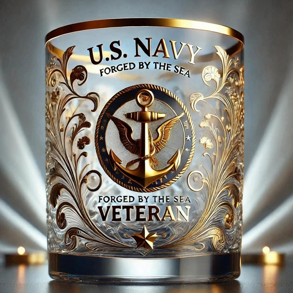 Elegant Glass Memorial Piece for Honoring Our Heroes