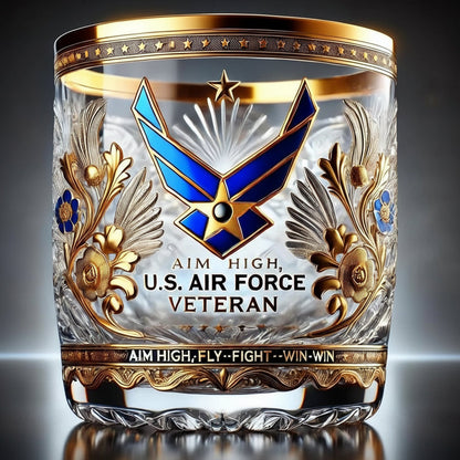 Elegant Glass Memorial Piece for Honoring Our Heroes