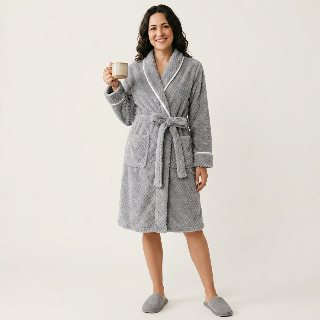 Soft Fleece Bathrobe
