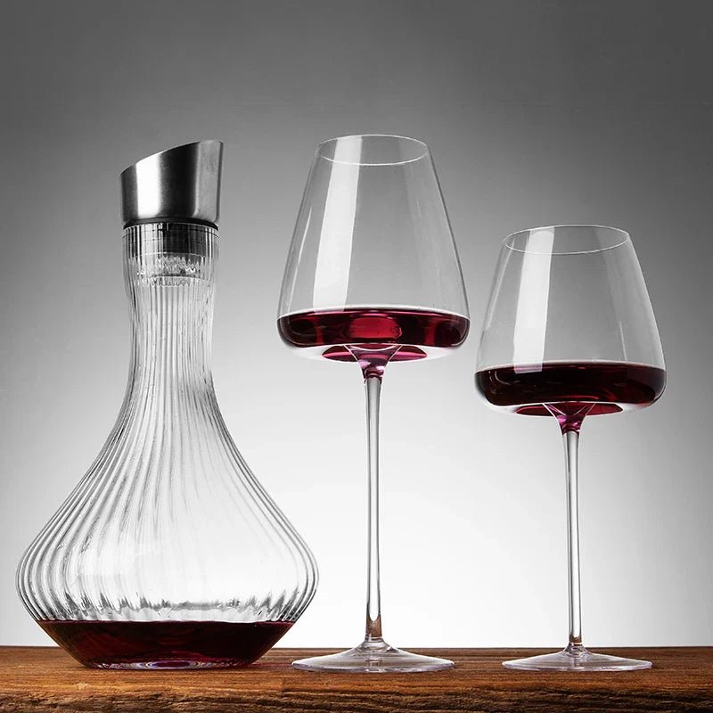 Chic Artisan Wine and Champagne Glass Collection