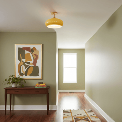 Chic Wooden Semi-Flush Mount Ceiling Light Fixture