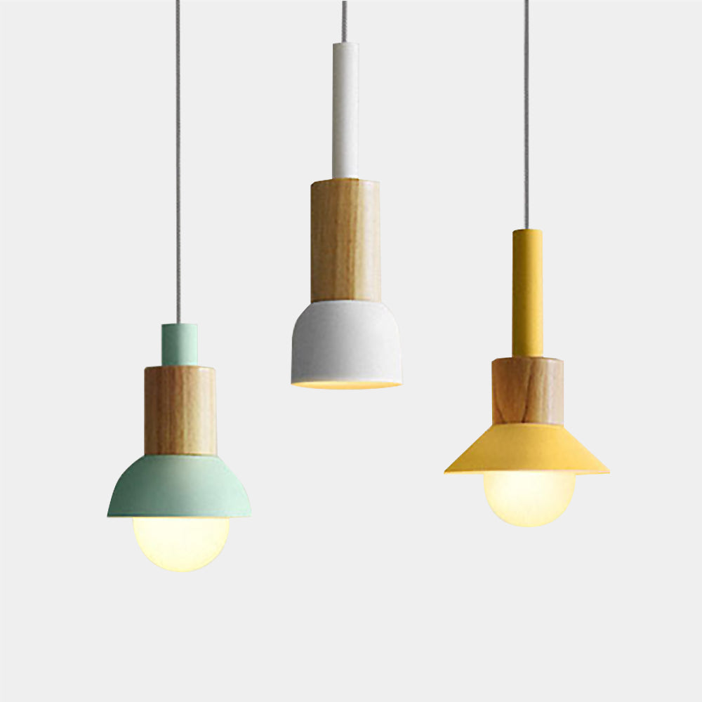 Sleek Wooden Cone Pendant Light for Stylish Interiors