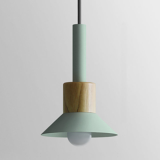 Sleek Wooden Cone Pendant Light for Stylish Interiors
