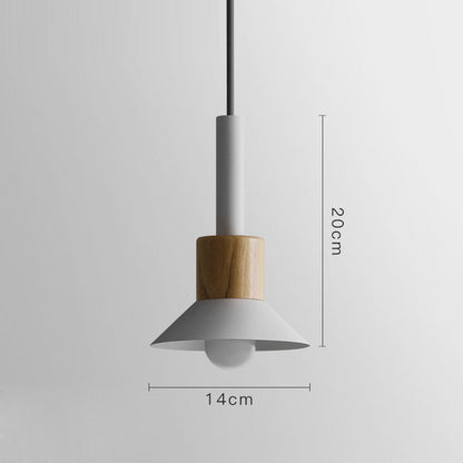 Sleek Wooden Cone Pendant Light for Stylish Interiors