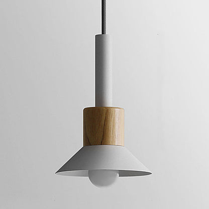 Sleek Wooden Cone Pendant Light for Stylish Interiors