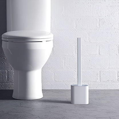 Space-Saving Bathroom Organizer with Efficient Toilet Brush