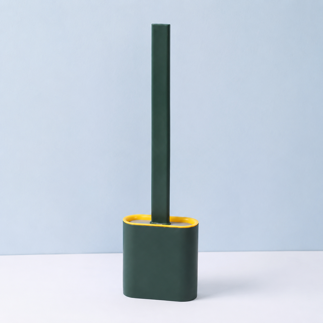 Space-Saving Bathroom Organizer with Efficient Toilet Brush