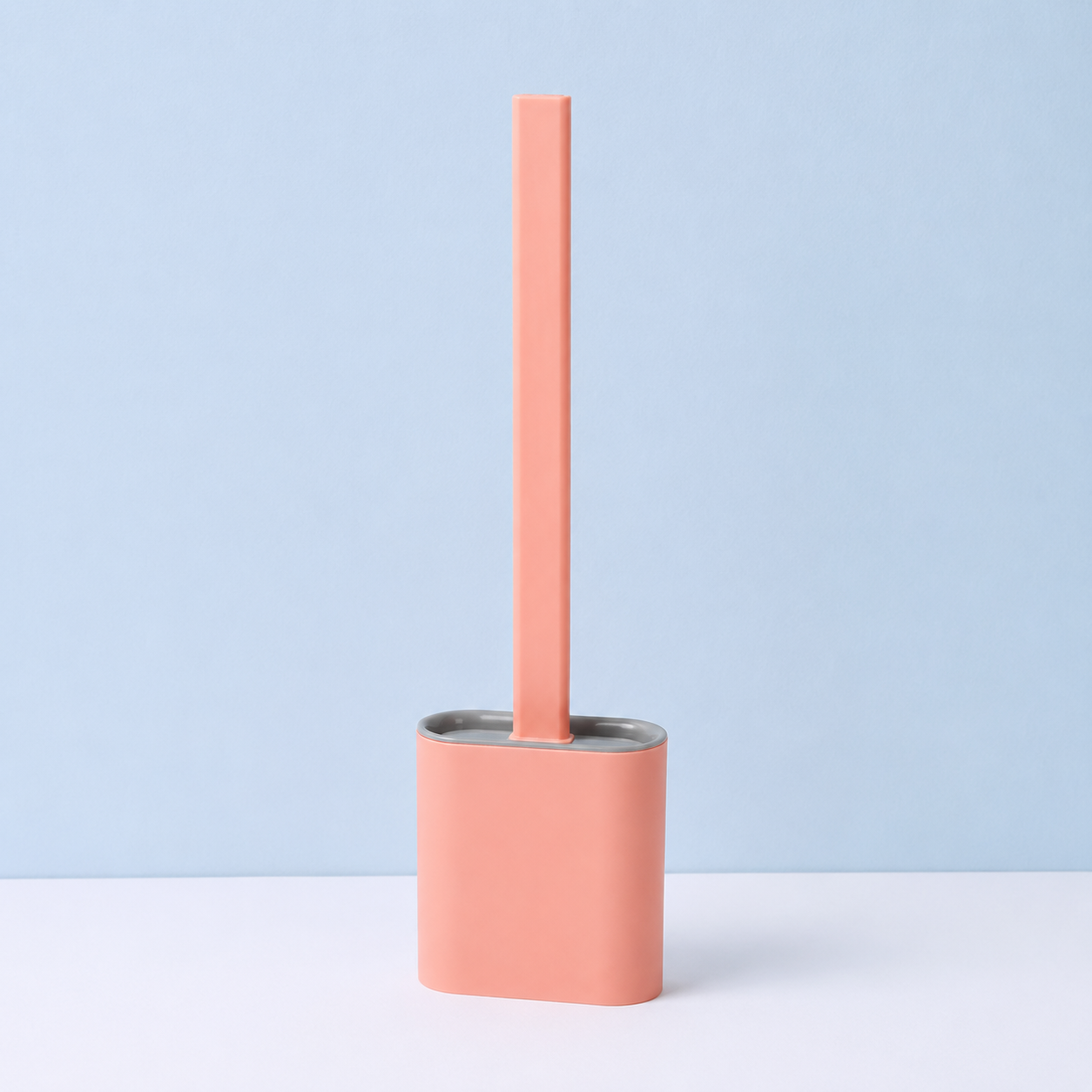Space-Saving Bathroom Organizer with Efficient Toilet Brush