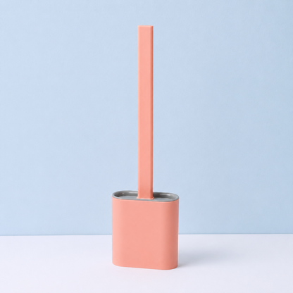 Space-Saving Bathroom Organizer with Efficient Toilet Brush
