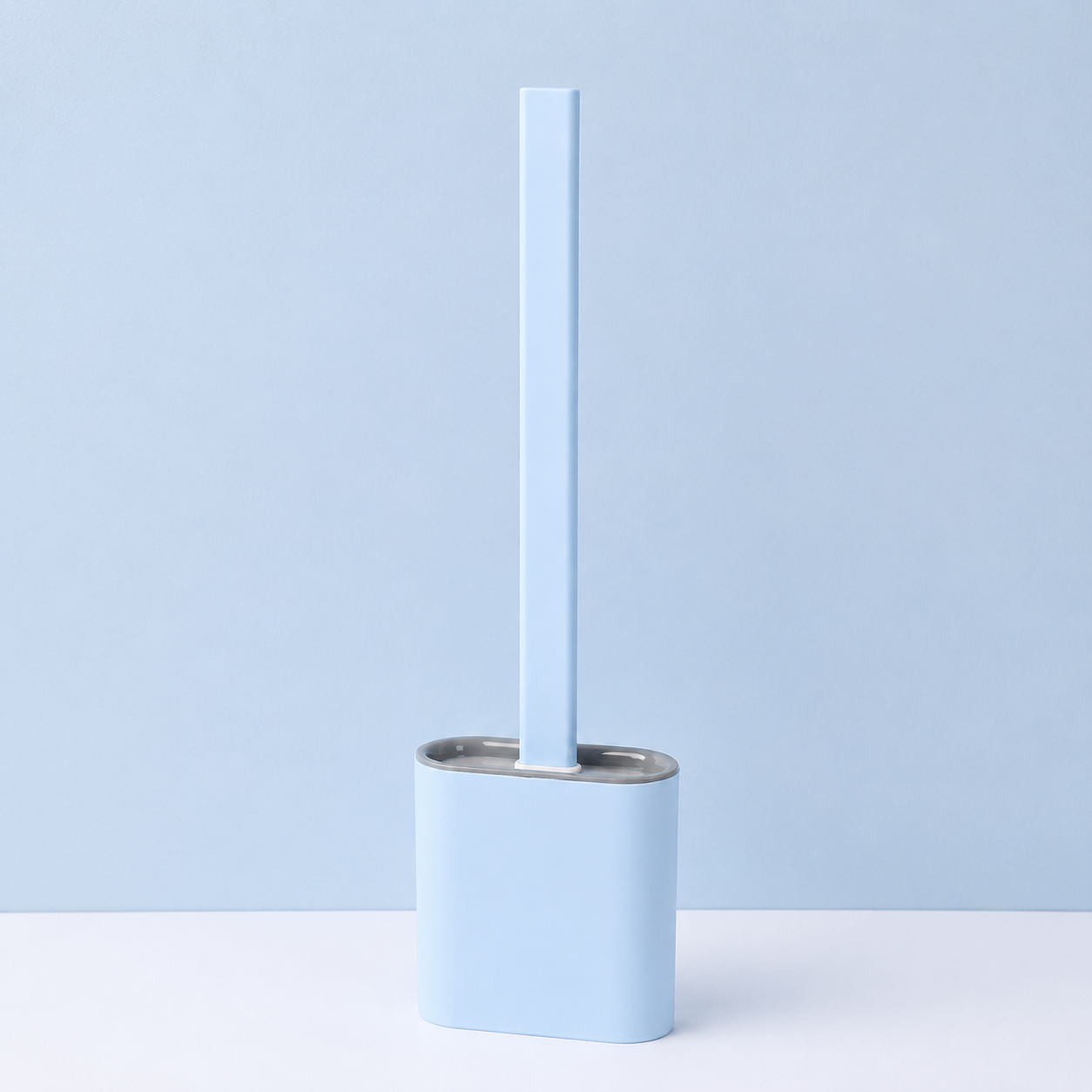 Space-Saving Bathroom Organizer with Efficient Toilet Brush