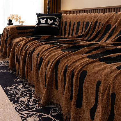 Chic Microfiber Sofa Protector with Eye-Catching Patterns