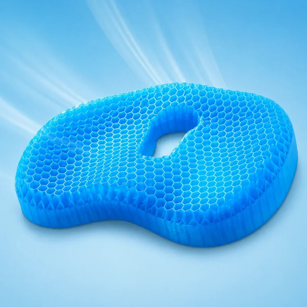 Gel Seat Cushion with U-Shape Design for Cooling Comfort