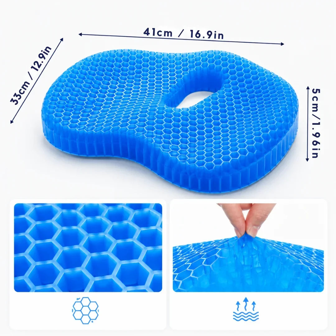 Gel Seat Cushion with U-Shape Design for Cooling Comfort