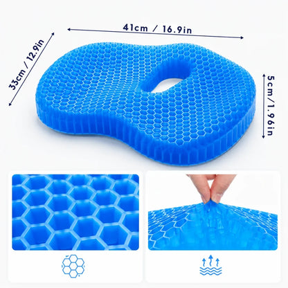 Gel Seat Cushion with U-Shape Design for Cooling Comfort