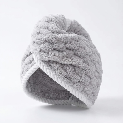 Microfiber Hair Drying Towel Wrap for Quick Absorption