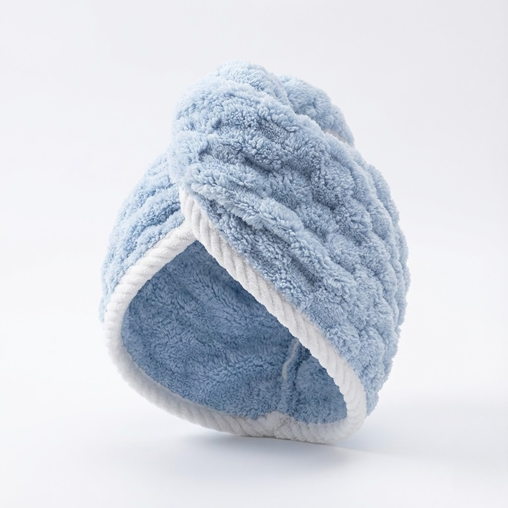 Microfiber Hair Drying Towel Wrap for Quick Absorption