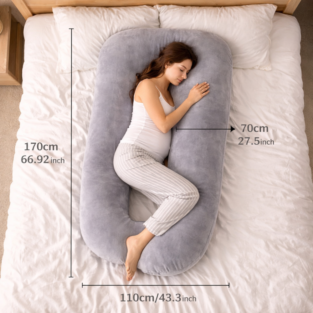 Pregnancy Support Pillow – Cloud Shaped Design