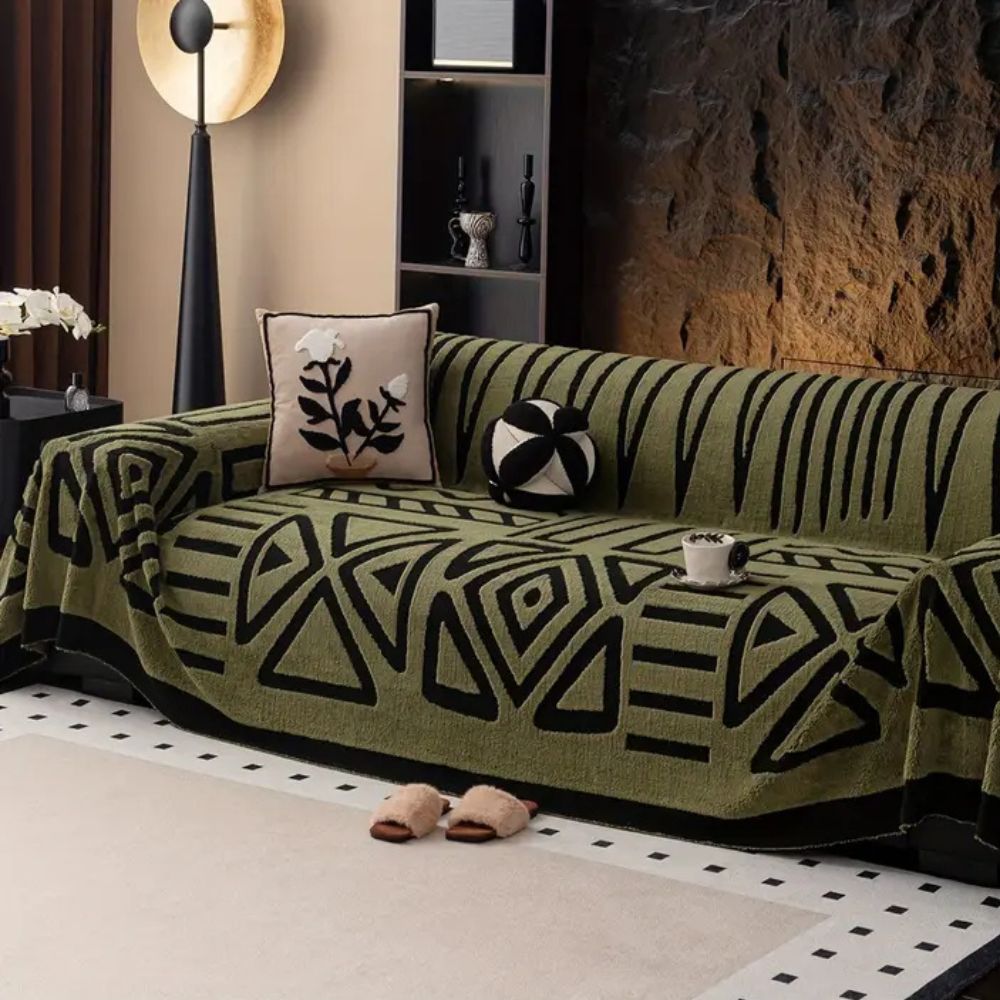 Chic Protection Sofa Cover - Soft Microfiber Fabric