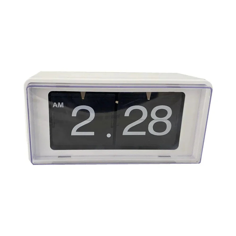Classic Page Turning Clock with Automatic Time Update