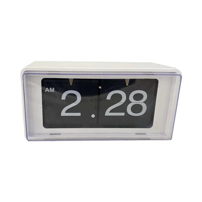 Classic Page Turning Clock with Automatic Time Update